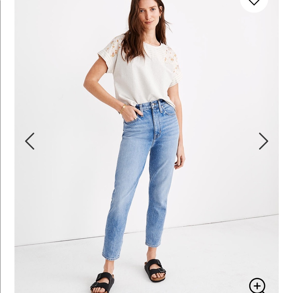 The mom jean in melva wash